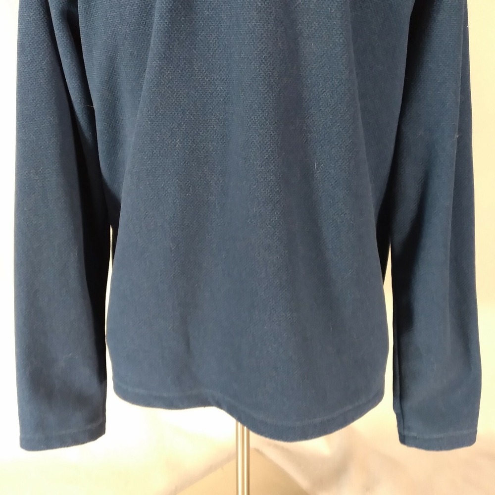 The North Face sweater pullover 1/4 zip men's XL extra‎ large Blue fleece - Picture 10 of 12